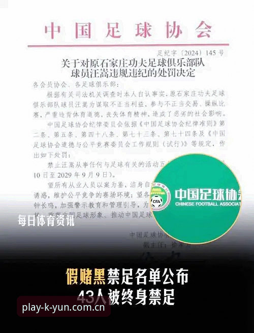开云体育下注分析 资深用户分享:看完足协第三批禁足名单,我对中国足球治理有了新的认识